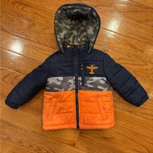 Carter's Orange and Blue Camo Jacket - 18 month